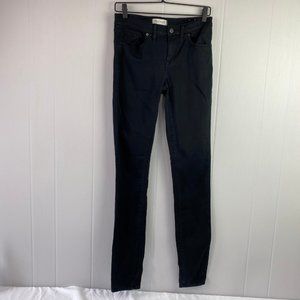 Madewell | Size 28. Skinny Skinny Black Jeans